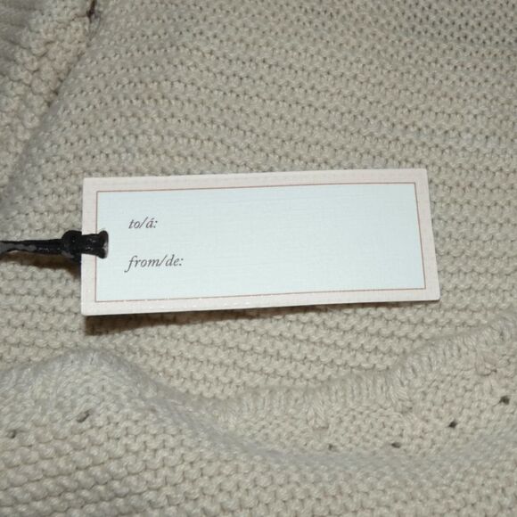 NWT Cupcakes & Cashmere Baby Girl 3pc Sweater Dress Set Oatmeal Bow Knit 24M - Picture 5 of 8